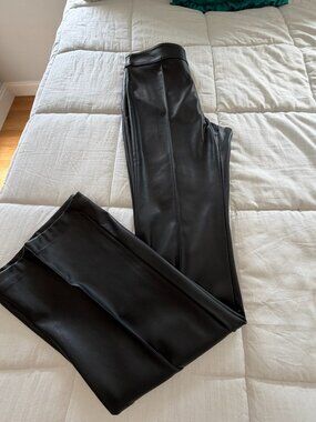 Loft Faux Leather Black Pants